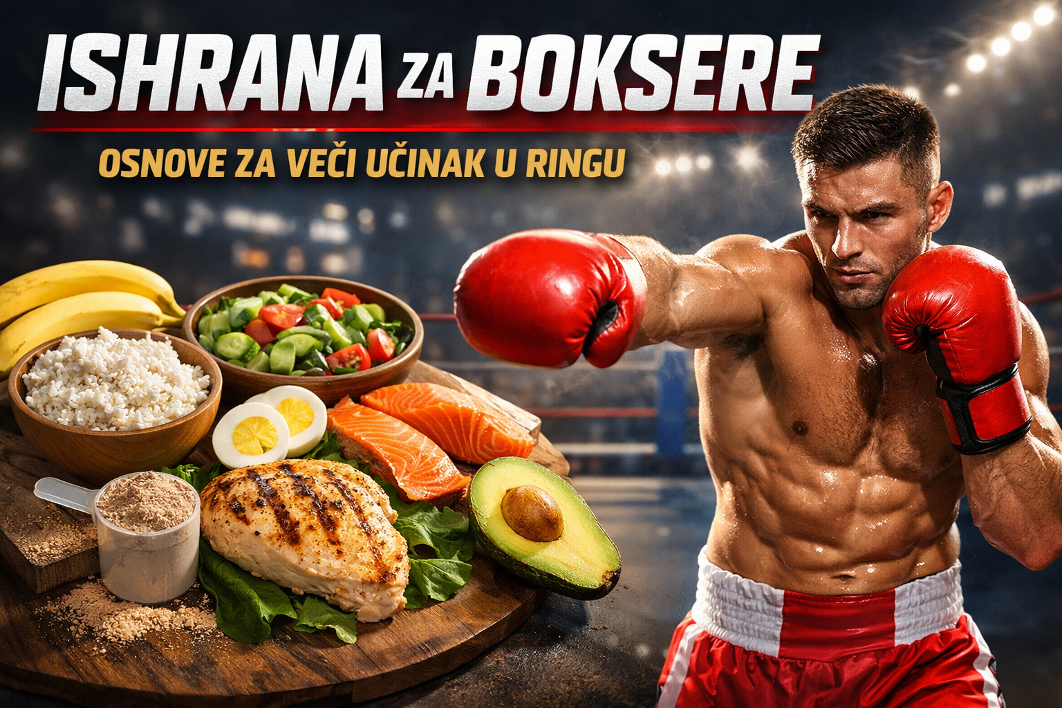 Ishrana i suplementacija za boksere — osnove za veći učinak u ringu