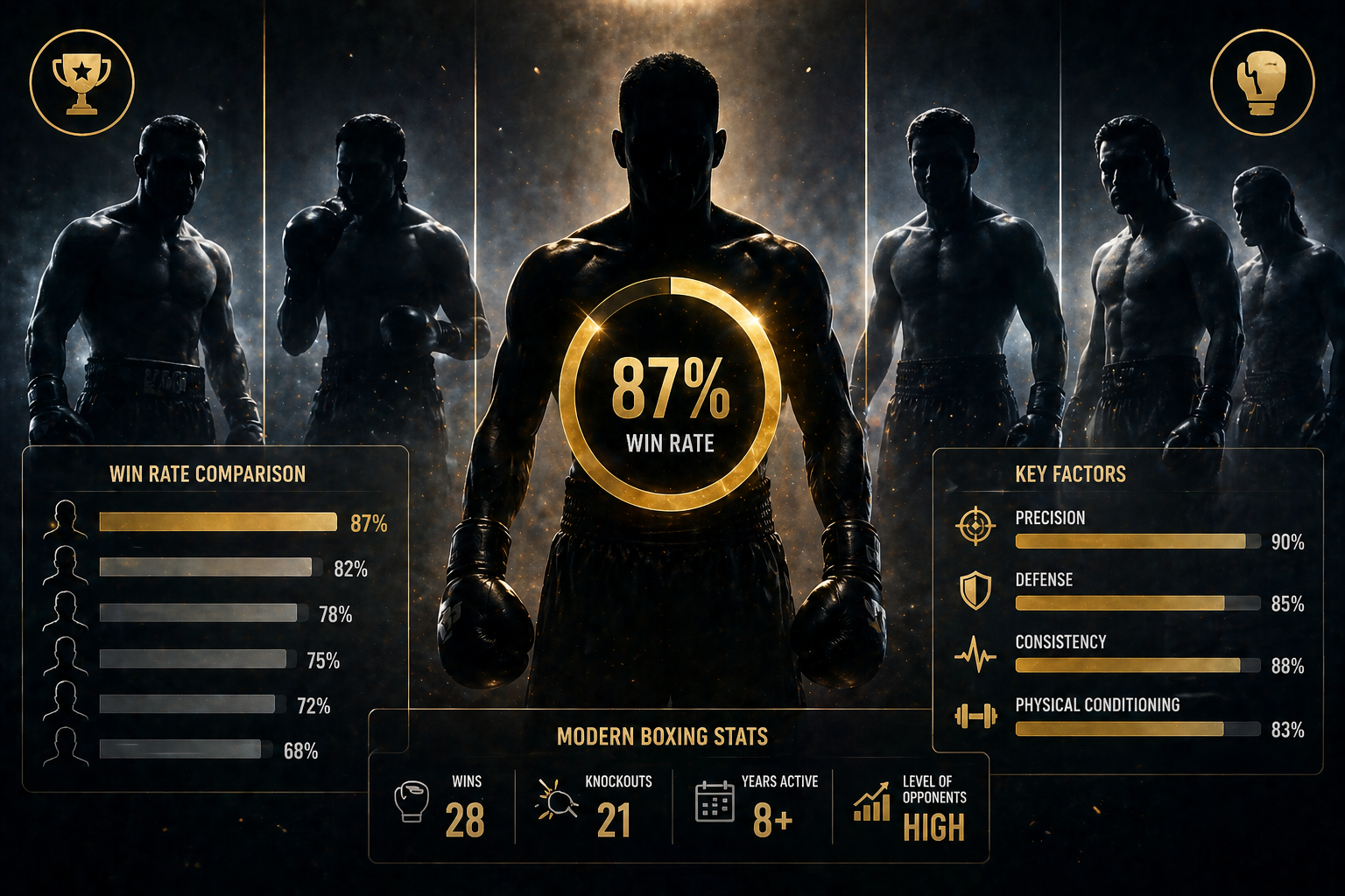 Ko ima najbolji win rate u modernom boksu?